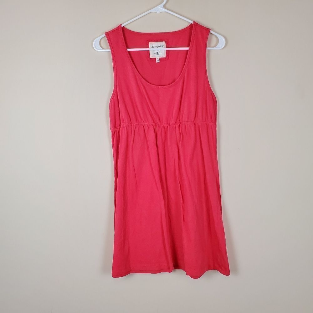 Heritage 1981 Pink Coral Tank Dress Size Large